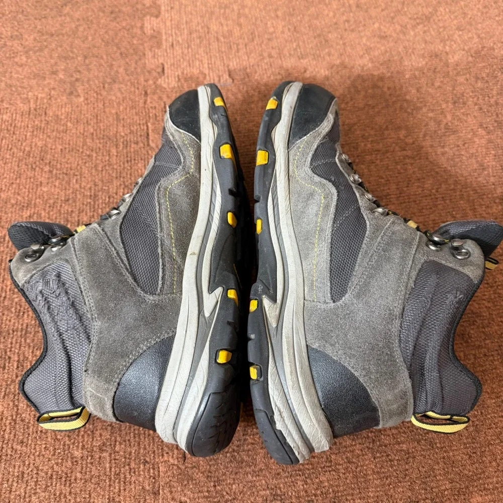 Skechers Mens Waterproof Hiking Boots Gray Suede Mesh Trail SN 65672 Size‎ 11 B-